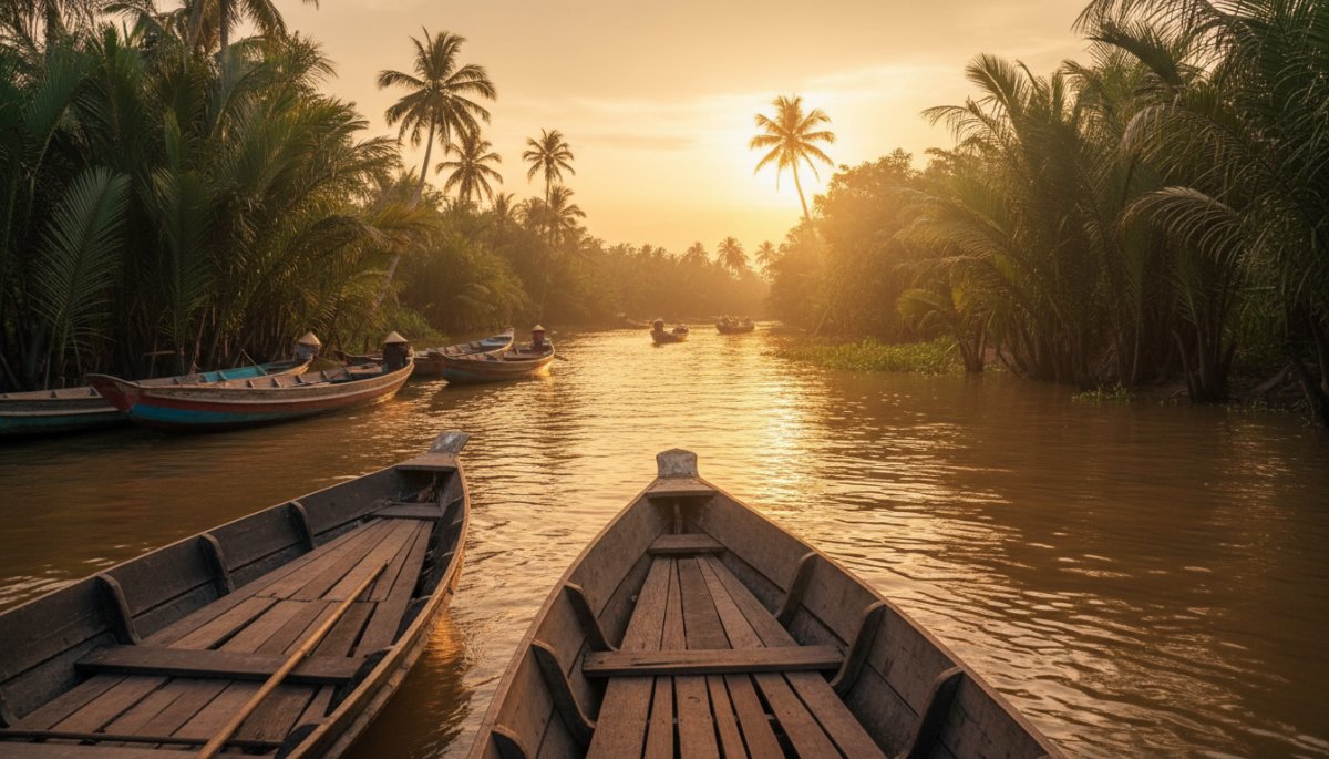 メコン川クルーズ ベトナム ボート体験