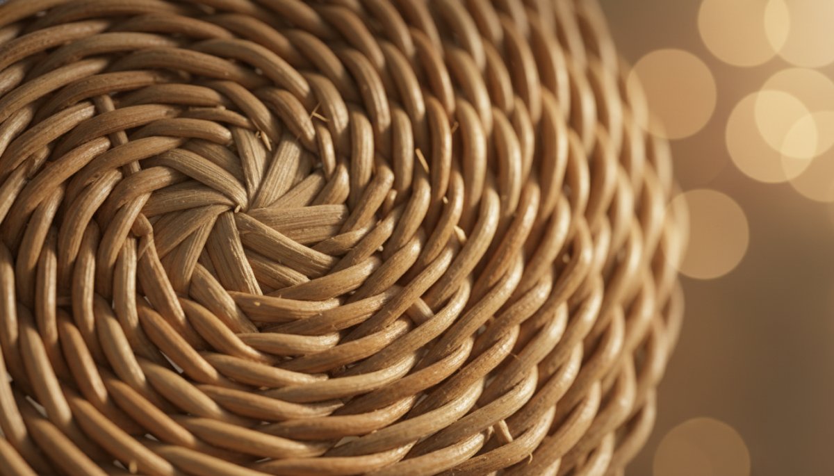 竹製品 品質チェック ラタン編み目 職人技術