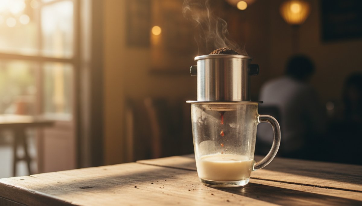 ベトナムコーヒー アルミフィルター 抽出 カフェ文化