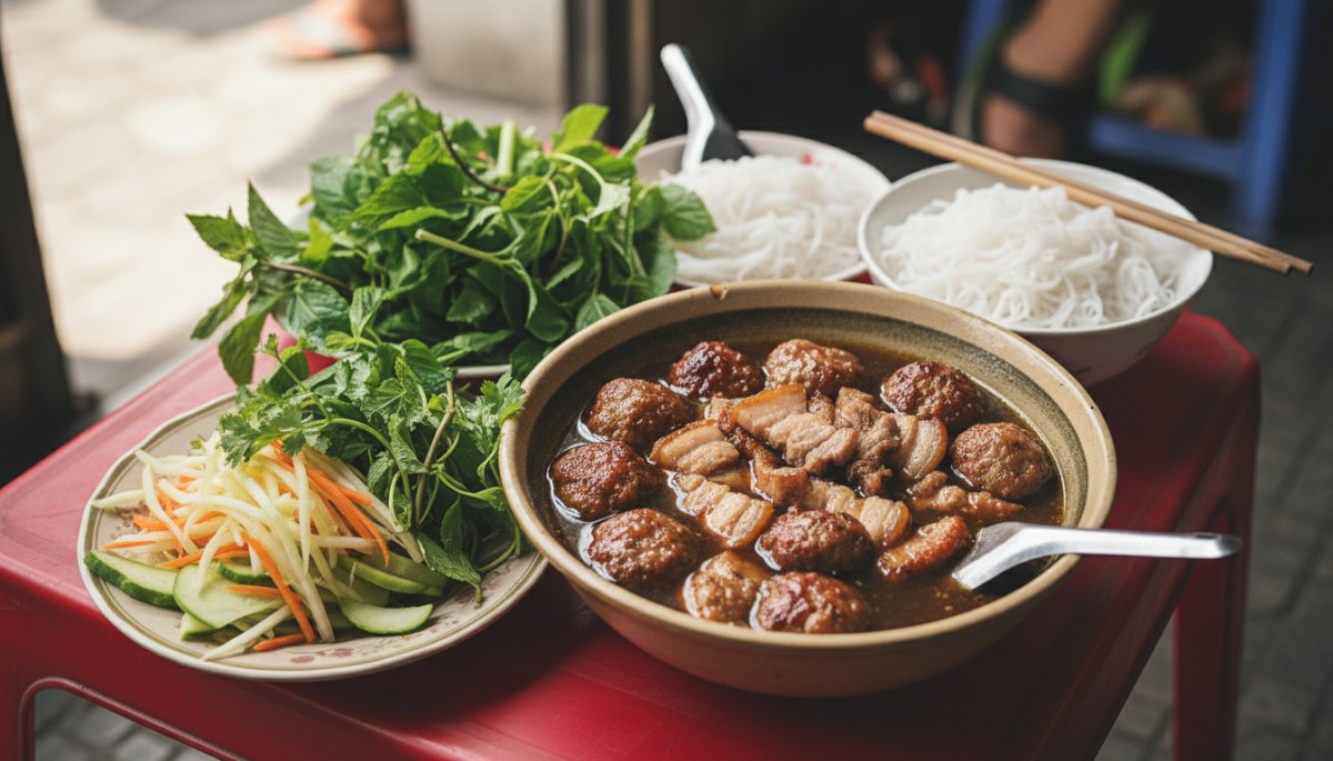 ブンチャー ハノイ名物つけ麺
