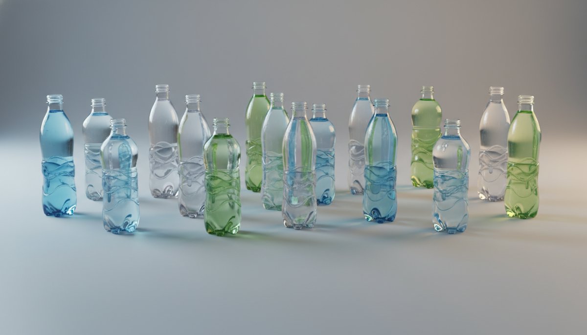 ベトナムで販売されているミネラルウォーターのボトル