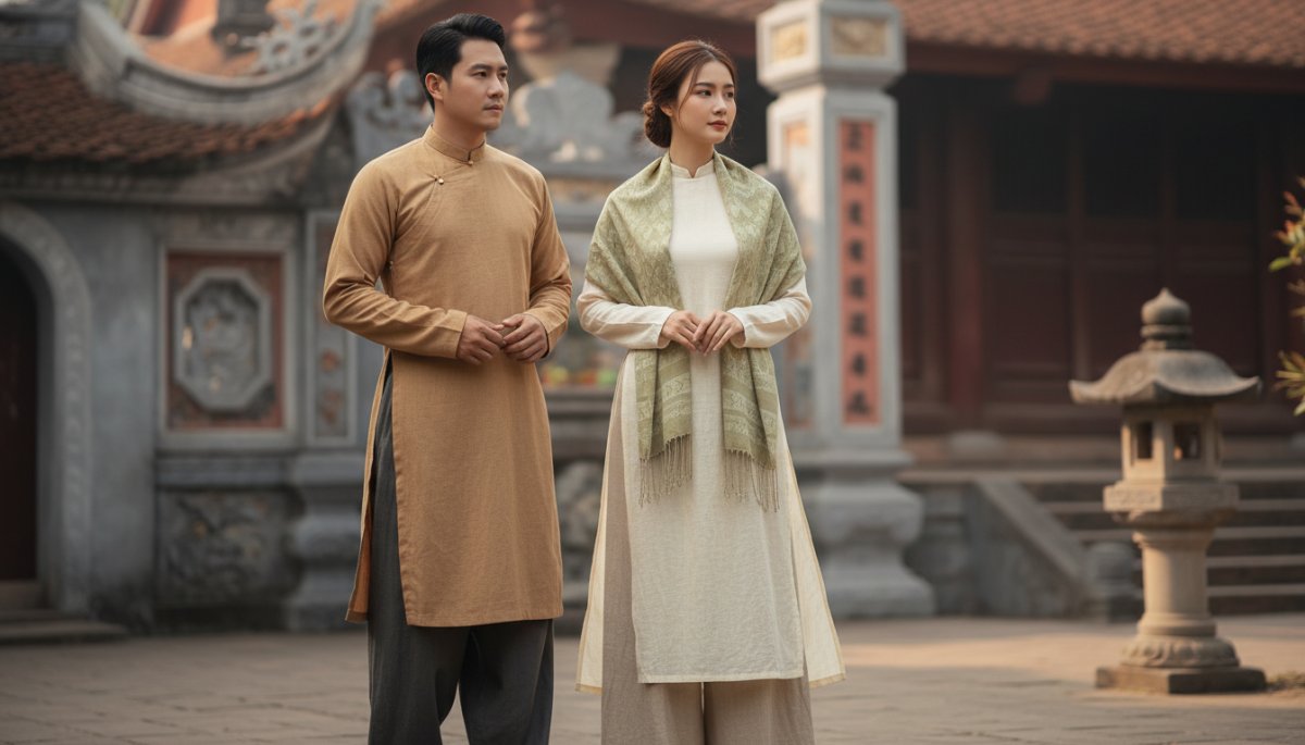 ベトナム寺院訪問時の適切な服装例