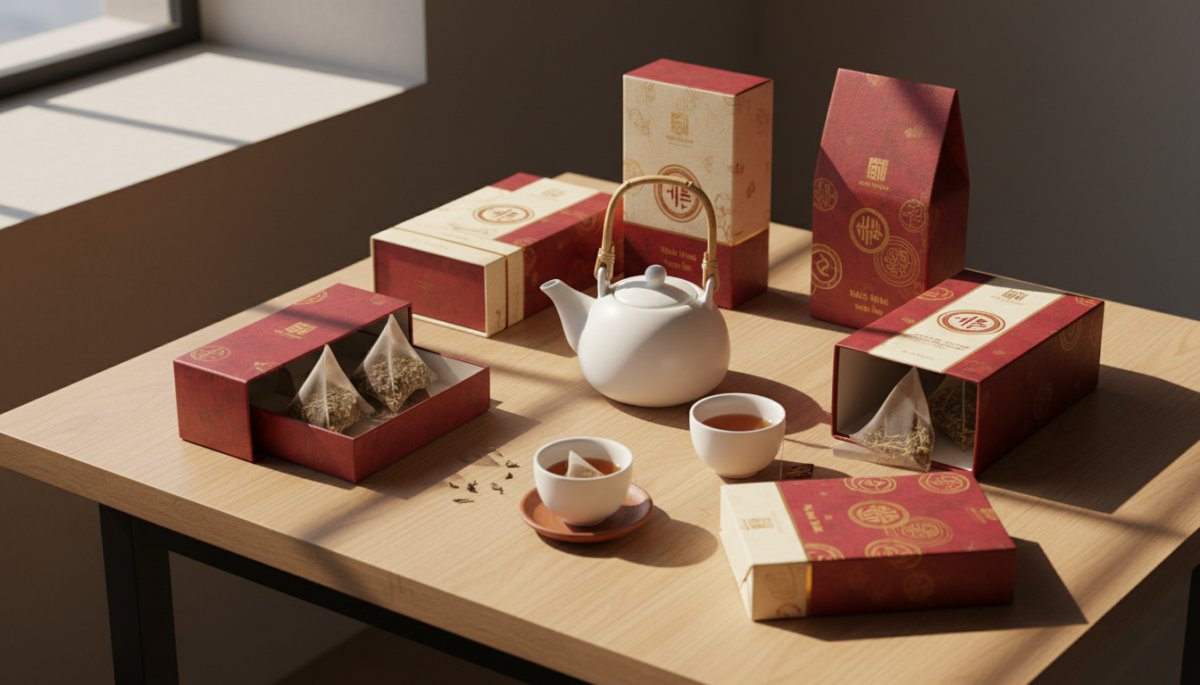 ベトナム紅茶ブランドのパッケージ