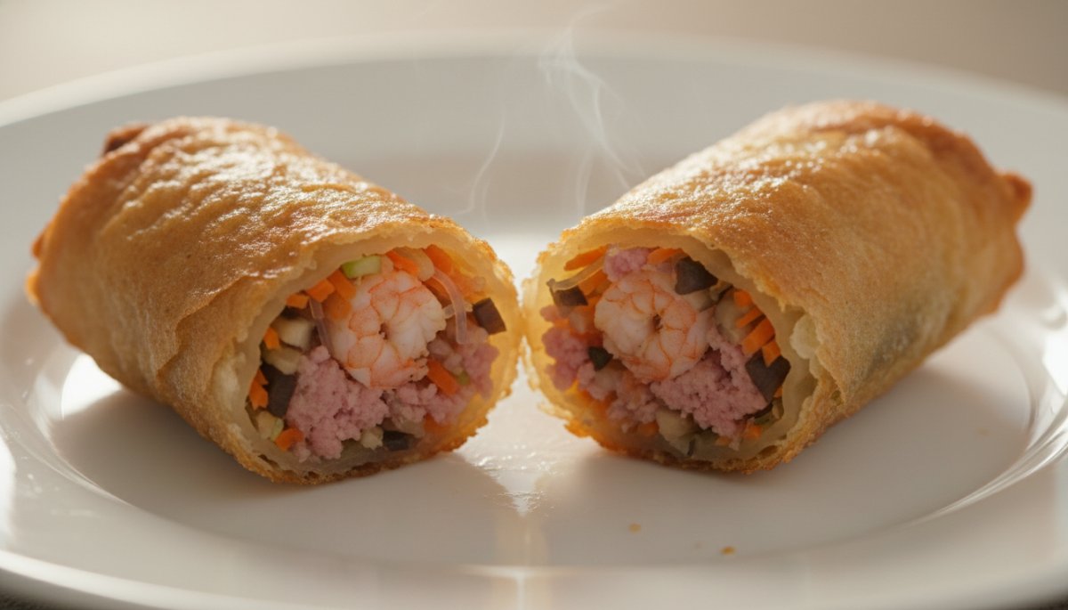 ベトナム料理チャーゾー揚げ春巻き断面