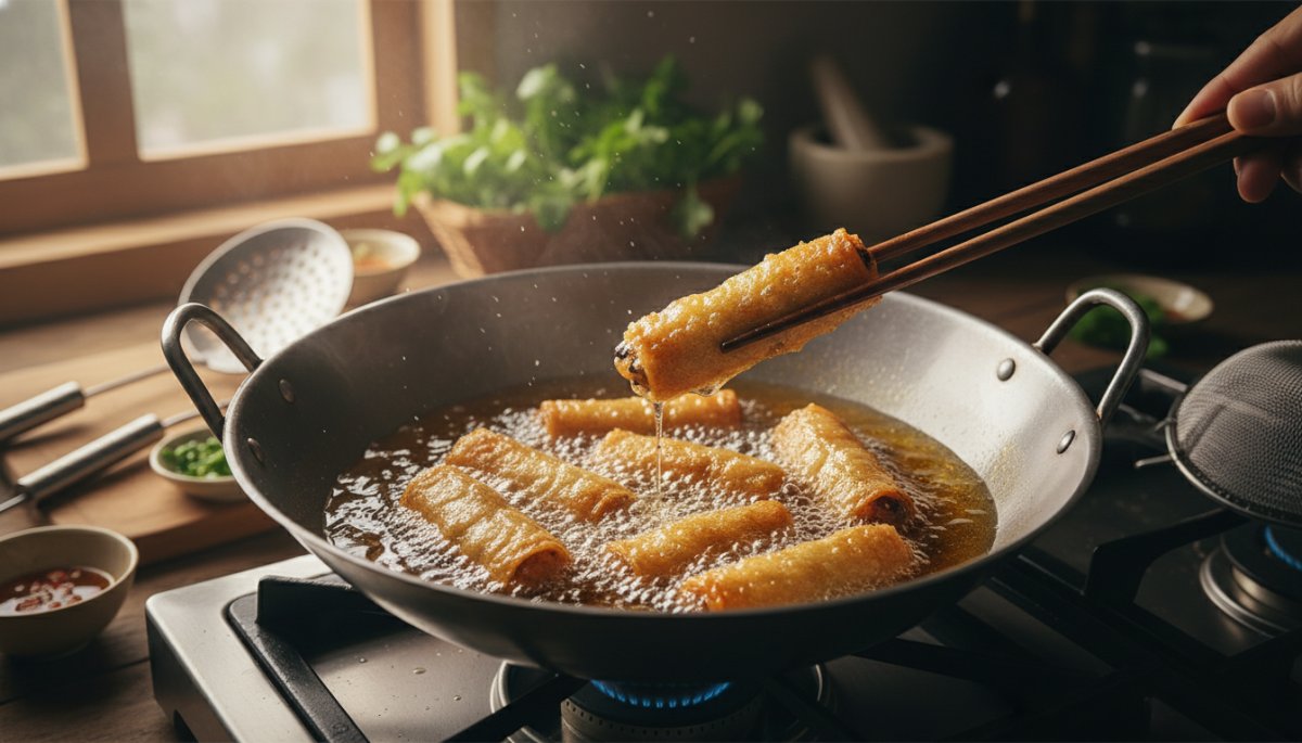 チャーゾー作り方ライスペーパー巻き方揚げ方